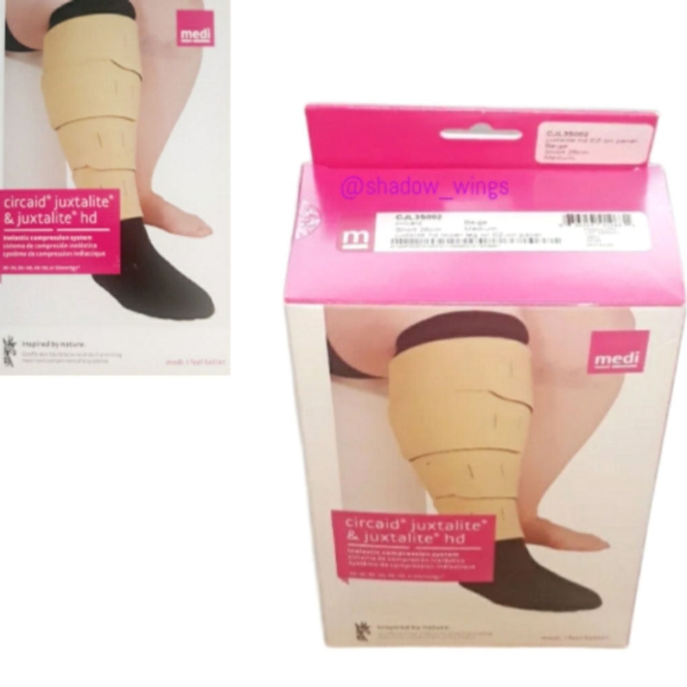 Circaid Juxtalite & Juxtalite HD Compression Wrap - Beige Medium Short 28 cm